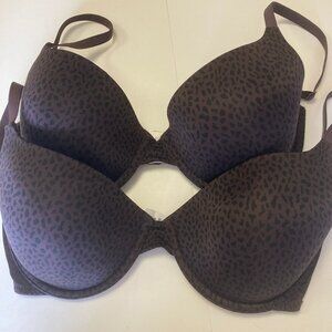 Two Calvin Klein Underwire T-shirt Bras